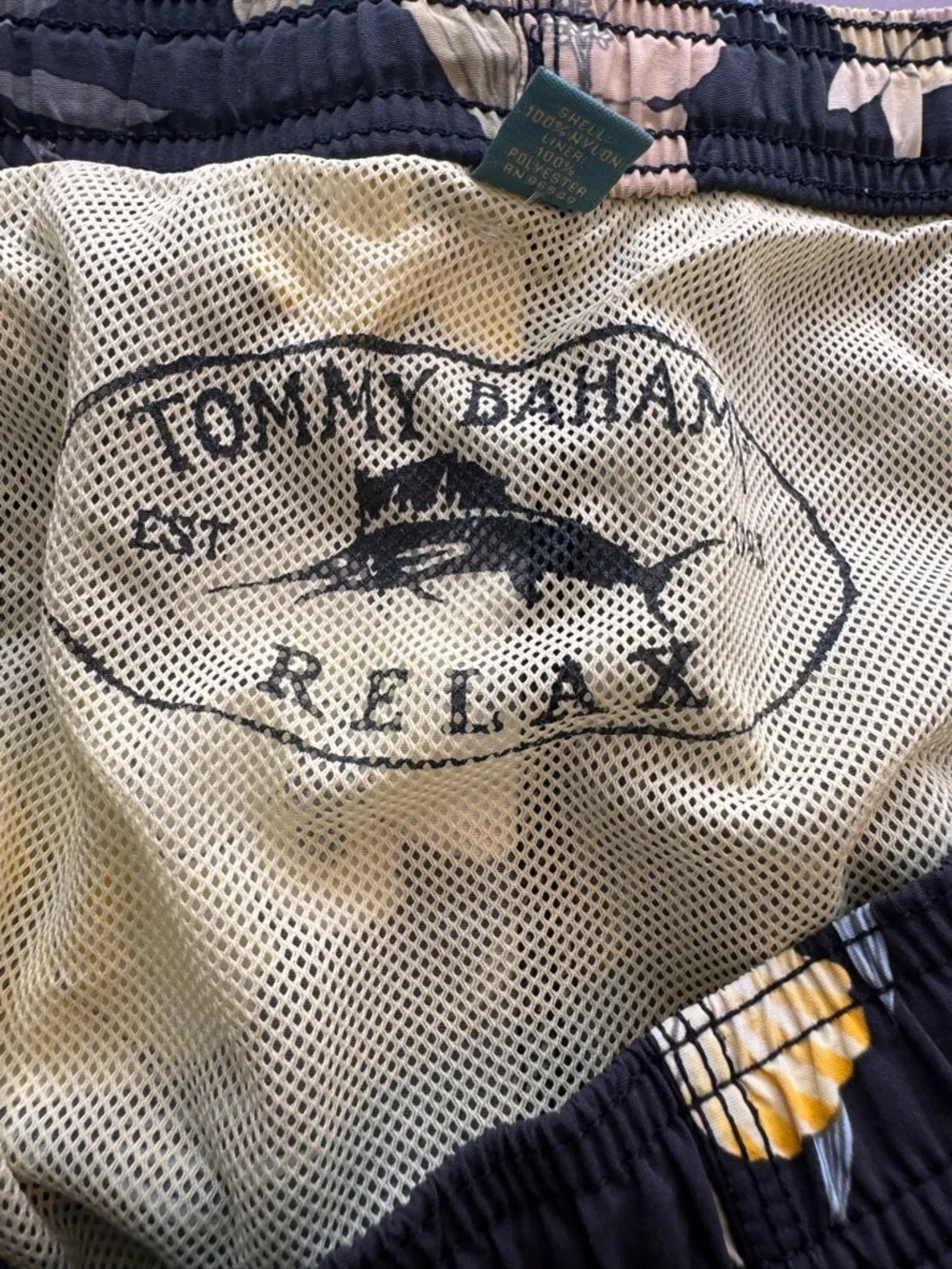 Tommy‎ Bahama Hawaiian Print Relax Swim trunks Men's XL